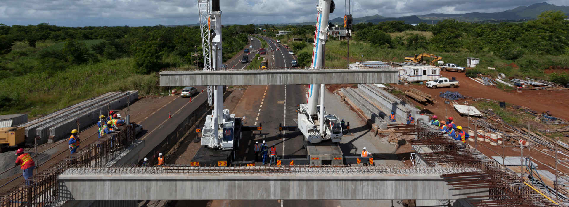 Mobile crane rental in Mauritius